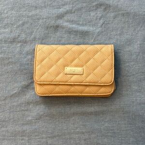 BCBG Quilted Faux Leather Clutch